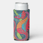 Seahorse Skinny Koelbox Seltzer Blikjeskoeler (Seltzer Voorkant)