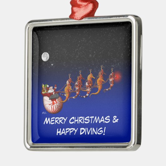 Seahorse Sleigh Ornament (Links)