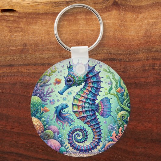 Seahorse Sleutelhanger (Achterkant)