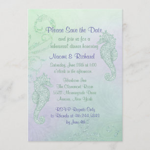 Seahorse Sparkle - repetitiediner Save The Date