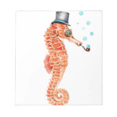 Seahorse Steampunk Notitieblok (Voorkant)