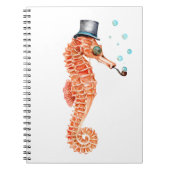 Seahorse Steampunk Notitieboek (Voorkant)