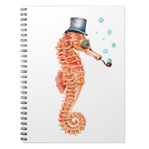 Seahorse Steampunk Notitieboek