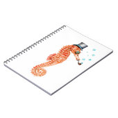 Seahorse Steampunk Notitieboek (Linkerzijde)