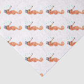 Seahorse Steampunk Tissuepapier (Detail)