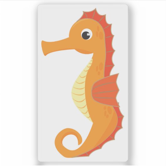 Seahorse Sticker (Voorkant)