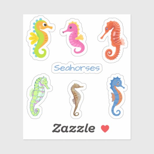 Seahorse Stickers (Vel)