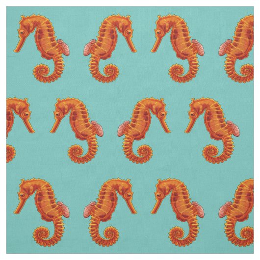 Seahorse Stof (Swatch)