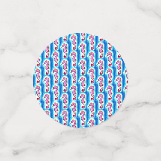 Seahorse Tafel Confetti (Kleine voorkant)