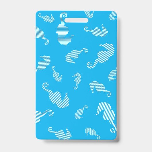 Seahorse Teacher Hall Pass Badge (Voorzijde)