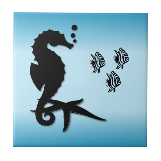 Seahorse Tegeltje (Voorkant)