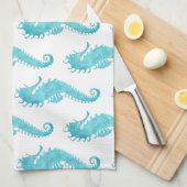 Seahorse Theedoek (Quarter Fold)