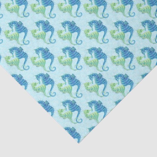 Seahorse Tissue Paper Tissuepapier (Detail)