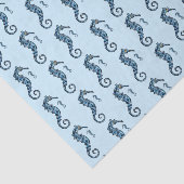 Seahorse Tissue Paper Tissuepapier (Detail)