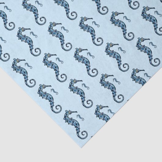 Seahorse Tissue Paper Tissuepapier (Detail)