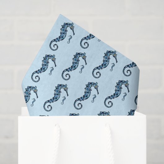 Seahorse Tissue Paper Tissuepapier (Cadeauzakje)