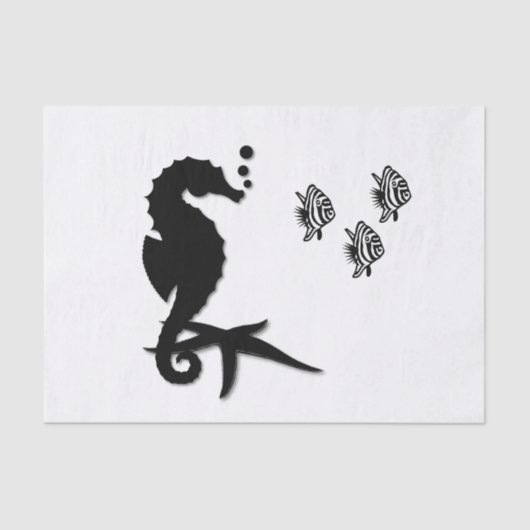 Seahorse Tissuepapier (Voorkant)