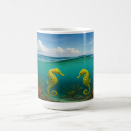 Seahorse Trio bij Coral Reef Koffiemok