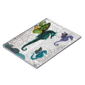 Seahorse trio met Wings Notitieboek (Linkerzijde)