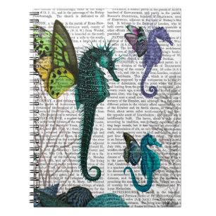 Seahorse trio met Wings Notitieboek