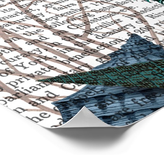 Seahorse trio met Wings Poster (Hoek)