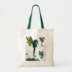 Seahorse trio met Wings Tote Bag