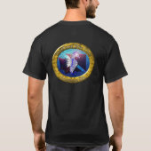 SeaHorse Undersea Club Crest T-shirt-Shirt T-shirt (Achterkant)
