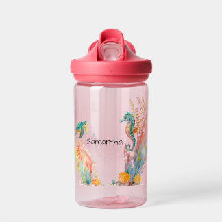 Seahorse Underwater Personalized Waterfles