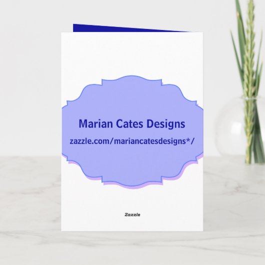 Seahorse Vaderdag Kaart (Achterkant)