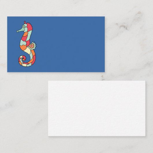 Seahorse Visitekaartjes (Voorkant / Achterkant)