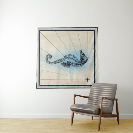 Seahorse Wandkleed (In Situ (horizontaal))