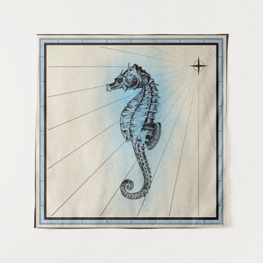 Seahorse Wandkleed (Voorkant)