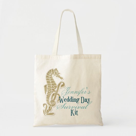 Seahorse Wedday Survival Kit Bag Tote Bag (Voorkant)