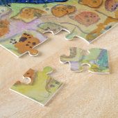 Seahorse Whisperer Mermaid waterverf art Legpuzzel (Zijkant)