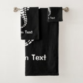 Seahorse White Bad Handdoek (Insitu)