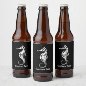 Seahorse White Bier Etiket (Flessen)