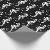 Seahorse White Cadeaupapier (Hoek)