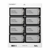 Seahorse White Etiket (Full Sheet)