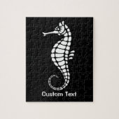 Seahorse White Legpuzzel (Verticaal)