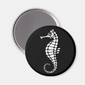 Seahorse White Magneet (Voorkant / Achterkant)