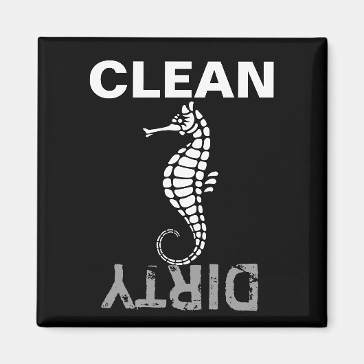 Seahorse White Magneet (Voorkant)