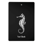 Seahorse White Mini Klembord (Achterkant)
