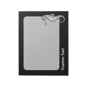 Seahorse White Notitieblok (Linkerzijde)