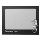 Seahorse White Notitieblok (Voorkant)