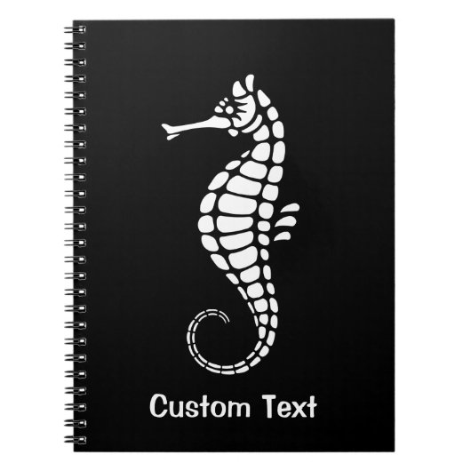Seahorse White Notitieboek (Voorkant)