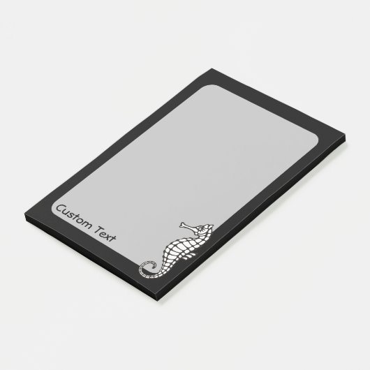 Seahorse White Post-it® Notes (Schuin)