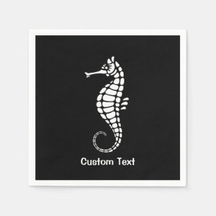 Seahorse White Servet