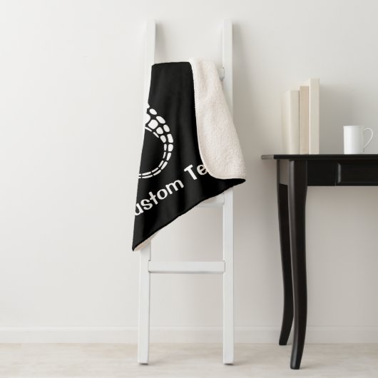 Seahorse White Sherpa Deken (In situ)