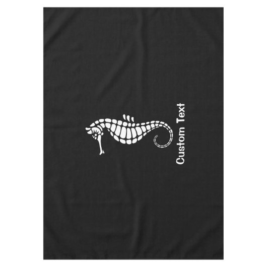Seahorse White Tafelkleed (Voorkant)