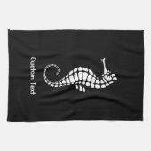 Seahorse White Theedoek (Horizontaal)